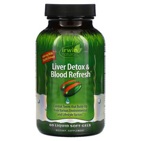 Irwin Naturals, Liver Detox & Blood Refresh, ������� ��� ������� ������ � �����