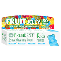������� ������ ����� PRESIDENT� KIDS 3-6 FRUIT JELLY �� ������ ��������� (��� ��