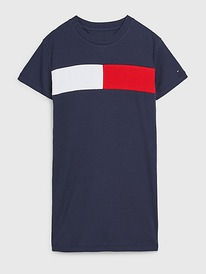 TH KIDS FLAG DRESS Twilight Navy / Colorblock