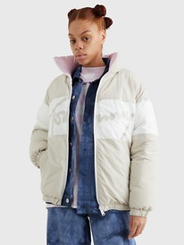 TH  REVERSIBLE LOGO PUFFER French Orchid/Multi