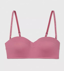 TH WIRE-FREE BRA WITH REMOVABLE STRAPS Metro Mauve