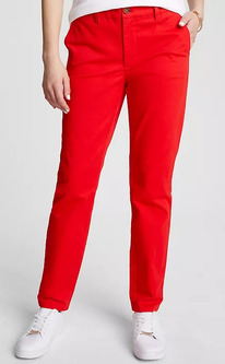 TH SLIM FIT ESSENTIAL SOLID CHINO Fireworks