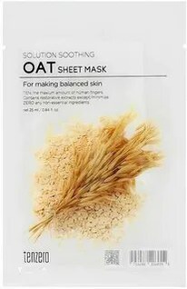     TENZERO Solution Soothing Oat Sheet Mask