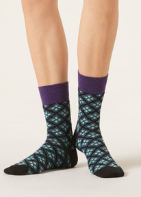 calzedonia Socken mit Blumenmuster
