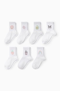 CA Multipack 7er - Sommer - Tennissocken mit Motiv
