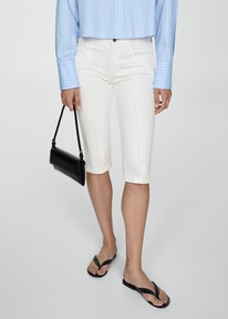 mangooutlet Slim-Capri-Jeanshose mit Ziernhten 77040355