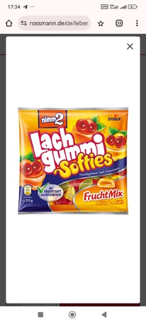 rossmann Storck nimm2 Lachgummi Softies Fruchtmix