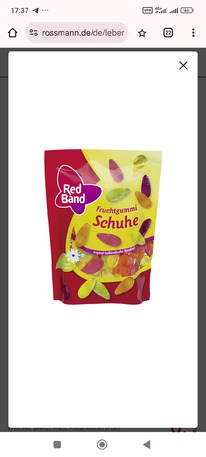 rossmann Red Band Fruchtgummi Schuhe