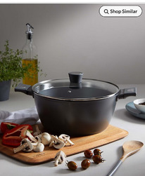 Asda Gino DAcampo Grey Stock Pot 28cm