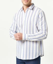 kik Gestreiftes Hemd Identic, Knopfleiste