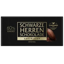 worldofsweets Schwarze Herren Schokolade Edelbitter 100g