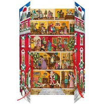worldofsweets Windel Aufstell Adventskalender Stadthaus