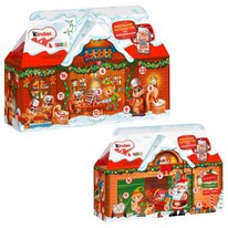 worldofsweets kinder Mix 3D-Haus Adventskalender