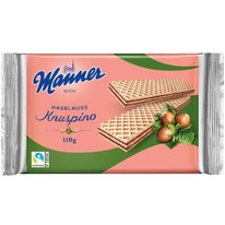 worldofsweets Manner Knuspino Haselnuss 110g