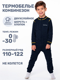 NIKASTYLE Комбинезон 8т11024 8т11024 синий меланж NIKASTYLE Комбинезон 8т11024 8т11024 синий меланж