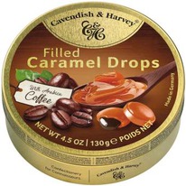 worldofsweets Cavendish & Harvey Filled Caramel Drops with Arabica Coffee 130g