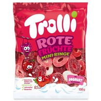 worldofsweets Trolli Rote Früchte Mini-Ringe 150g
