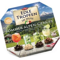 worldofsweets Trumpf Edle Tropfen in Nuss Sommer Alpen-Genuss 250g