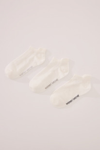 womensecret 3er-Pack kurze Socken Weiß