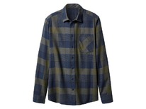 lidl Herren Flanell-Freizeithemd Karo/navy/khaki