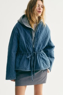 hm Steppjacke aus Denim