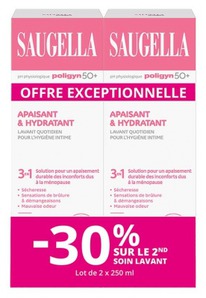 cocooncenter 	 Saugella Poligyn 50+ Beruhigend & Feuchtigkeitsspendend 3in1 2 x 