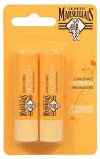 cocooncenter 	 Le Petit Marseillais Pflegende Lippenpflege Trockene Lippen 2 x 4